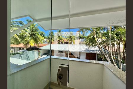 Suíte 1 - Varanda de casa de condomínio à venda com 6 quartos, 430m² em Barra da Tijuca, Rio de Janeiro