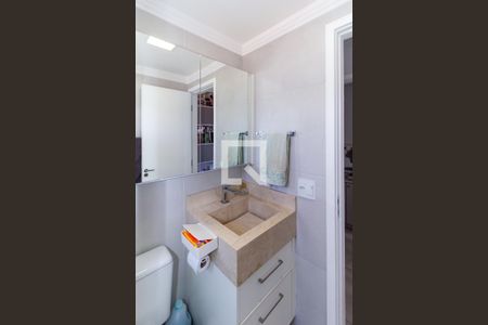 Banheiro da Suíte de apartamento à venda com 3 quartos, 65m² em Vila Prudente, São Paulo