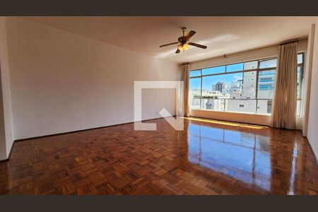 Sala de apartamento para alugar com 2 quartos, 131m² em Gonzaga, Santos