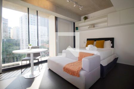 Studio de kitnet/studio para alugar com 1 quarto, 28m² em Jardim das Bandeiras, São Paulo