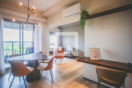Sala de Jantar de apartamento para alugar com 1 quarto, 58m² em Vila Clementino, São Paulo