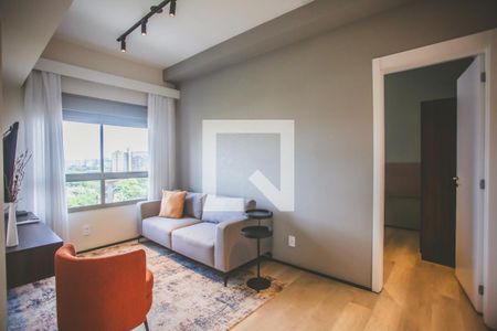 Sala de Estar de apartamento para alugar com 1 quarto, 58m² em Vila Clementino, São Paulo