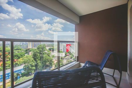 Varanda Sala de Jantar de apartamento para alugar com 1 quarto, 58m² em Vila Clementino, São Paulo