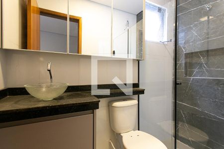 Banheiro de kitnet/studio para alugar com 1 quarto, 40m² em Vila Mafra, São Paulo