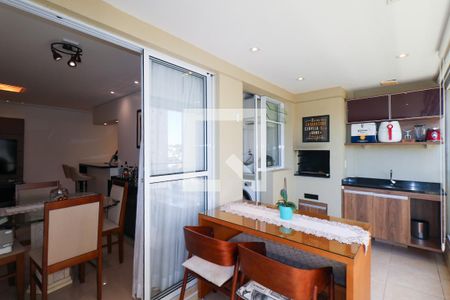 Varanda Gourmet de apartamento à venda com 3 quartos, 79m² em Mauá, São Caetano do Sul