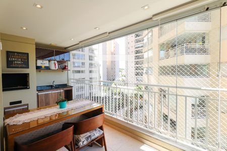 Varanda Gourmet de apartamento à venda com 3 quartos, 79m² em Mauá, São Caetano do Sul