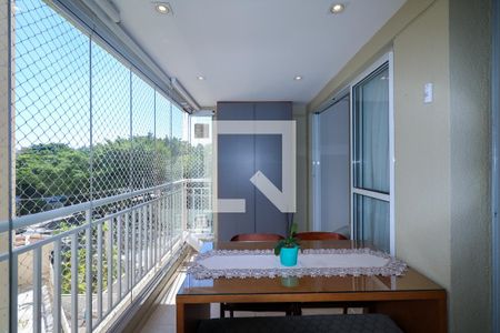 Varanda Gourmet de apartamento à venda com 3 quartos, 79m² em Mauá, São Caetano do Sul