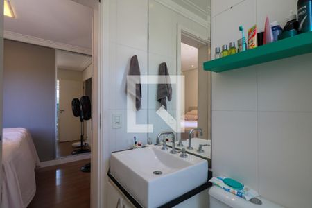 Banheiro da Suíte de apartamento à venda com 3 quartos, 79m² em Mauá, São Caetano do Sul