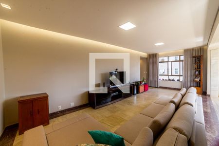 Sala de apartamento à venda com 4 quartos, 420m² em Carmo, Belo Horizonte