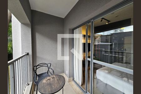 Varanda de kitnet/studio para alugar com 1 quarto, 25m² em Vila Mariana, São Paulo