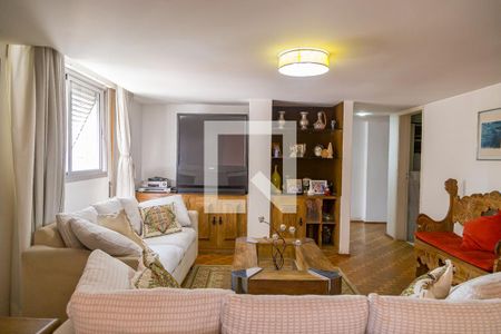 Sala de TV de apartamento à venda com 4 quartos, 290m² em Vila Clementino, São Paulo