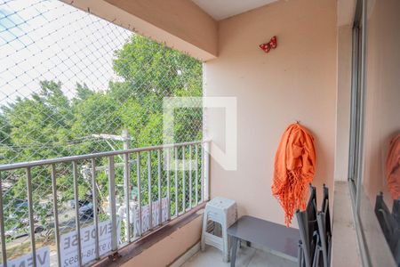 Varanda da sala de apartamento à venda com 2 quartos, 60m² em Jardim Borborema, São Bernardo do Campo