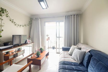 Sala  de apartamento à venda com 3 quartos, 74m² em Vila Nova Manchester, São Paulo