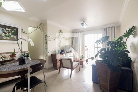 Sala  de apartamento à venda com 3 quartos, 74m² em Vila Nova Manchester, São Paulo
