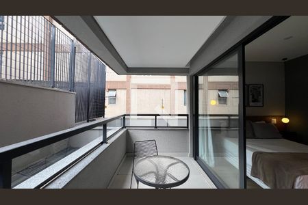 Varanda de kitnet/studio à venda com 1 quarto, 25m² em Paraíso, São Paulo