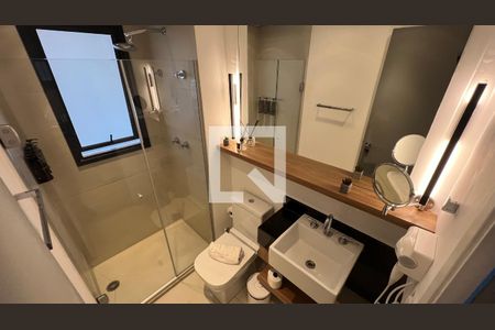 Banheiro de kitnet/studio à venda com 1 quarto, 25m² em Paraíso, São Paulo