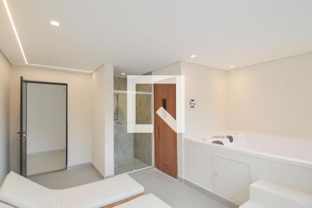 Área comum - Sauna de apartamento para alugar com 1 quarto, 25m² em Vila Campestre, São Bernardo do Campo