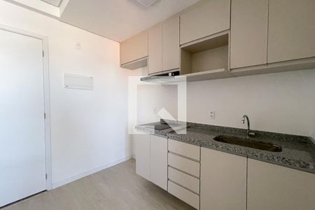 Cozinha de apartamento para alugar com 1 quarto, 25m² em Vila Campestre, São Bernardo do Campo