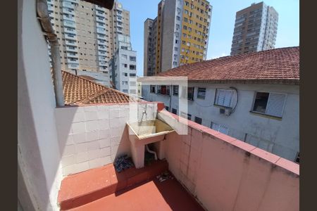 Varanda Sala/Cozinha de apartamento para alugar com 1 quarto, 41m² em Centro, São Vicente