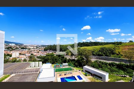 vista varanda Sala/Cozinha de apartamento para alugar com 3 quartos, 54m² em Vila Rio Branco, Jundiaí