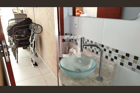 Banheiro 4 - lavabo da área gourmet de casa à venda com 3 quartos, 180m² em Tatuapé, São Paulo