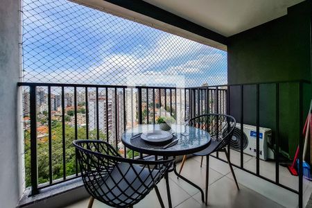 Varanda  de kitnet/studio à venda com 1 quarto, 22m² em Vila Mariana, São Paulo