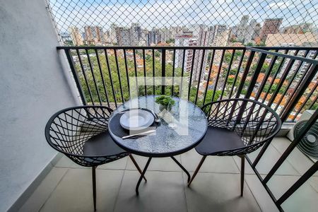 Varanda  de kitnet/studio à venda com 1 quarto, 22m² em Vila Mariana, São Paulo
