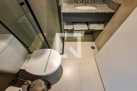 Banheiro de kitnet/studio à venda com 1 quarto, 22m² em Vila Mariana, São Paulo