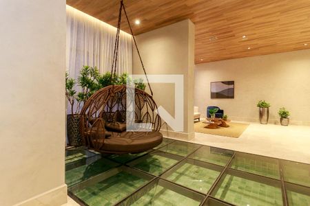 Hall Social de apartamento à venda com 1 quarto, 51m² em Jardim das Acacias, São Paulo