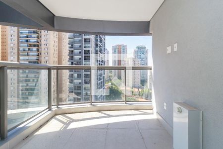 Sala - Varanda de apartamento à venda com 1 quarto, 51m² em Jardim das Acacias, São Paulo