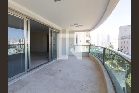 Varanda da Sala de apartamento à venda com 3 quartos, 228m² em Vila Andrade, São Paulo