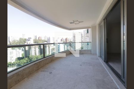 Varanda da Sala de apartamento à venda com 3 quartos, 228m² em Vila Andrade, São Paulo