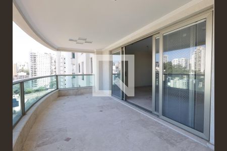 Varanda da Sala de apartamento à venda com 3 quartos, 228m² em Vila Andrade, São Paulo