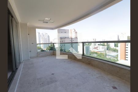 Varanda da Sala de apartamento à venda com 3 quartos, 228m² em Vila Andrade, São Paulo