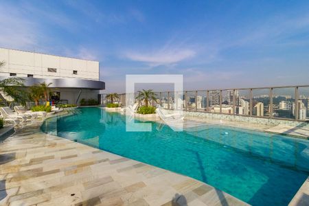 Área comum - Piscina de kitnet/studio para alugar com 0 quarto, 31m² em Jardim das Acacias, São Paulo