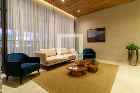 Hall Social de kitnet/studio para alugar com 1 quarto, 31m² em Jardim das Acacias, São Paulo