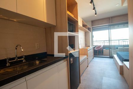 Studio de kitnet/studio para alugar com 1 quarto, 27m² em Santo Amaro, São Paulo