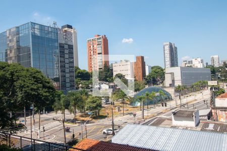 Vista de kitnet/studio para alugar com 1 quarto, 27m² em Santo Amaro, São Paulo