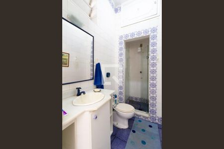 Banheiro da suíte de apartamento para alugar com 2 quartos, 127m² em Botafogo, Rio de Janeiro