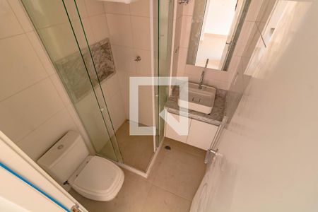 Banheiro de kitnet/studio à venda com 1 quarto, 25m² em Vila da Saúde, São Paulo