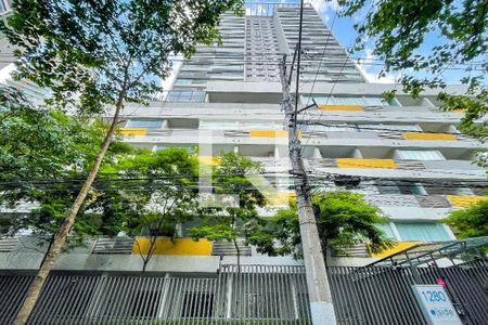 Fachada do Prédio de kitnet/studio para alugar com 1 quarto, 24m² em Vila Madalena, São Paulo