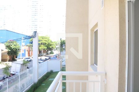 Varanda da Sala de apartamento para alugar com 1 quarto, 28m² em Parque Industrial Tomas Edson, São Paulo