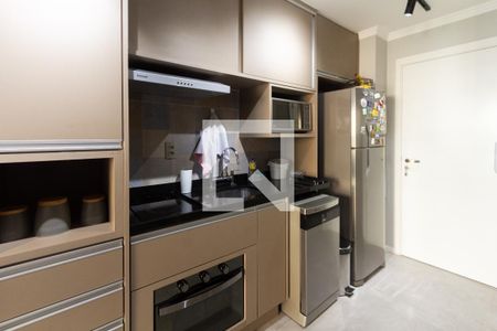 Sala/Cozinha de apartamento à venda com 1 quarto, 34m² em Indianópolis, São Paulo