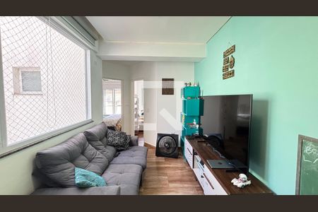 Sala de apartamento à venda com 2 quartos, 96m² em Jardim, Santo André