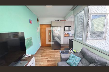 Sala de apartamento à venda com 2 quartos, 96m² em Jardim, Santo André