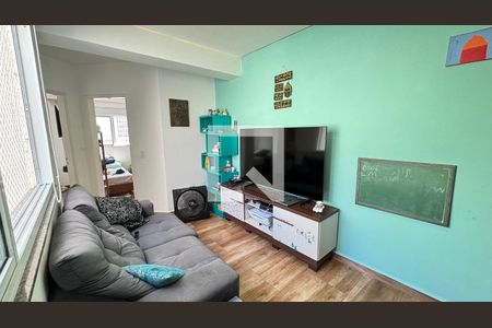 Sala de apartamento à venda com 2 quartos, 96m² em Jardim, Santo André