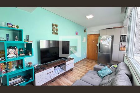 Sala de apartamento à venda com 2 quartos, 96m² em Jardim, Santo André