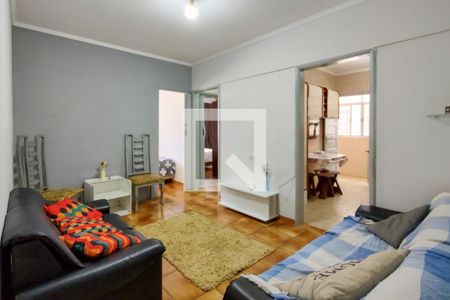Sala de apartamento para alugar com 1 quarto, 86m² em Aviação, Praia Grande