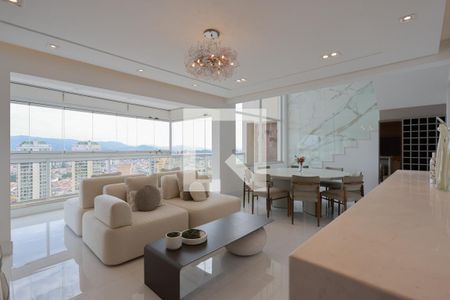 Sala de estar/Lareira de apartamento para alugar com 4 quartos, 340m² em Santana, São Paulo