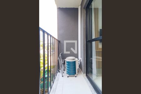 Sala - Varanda de apartamento para alugar com 1 quarto, 27m² em Campo Belo, São Paulo